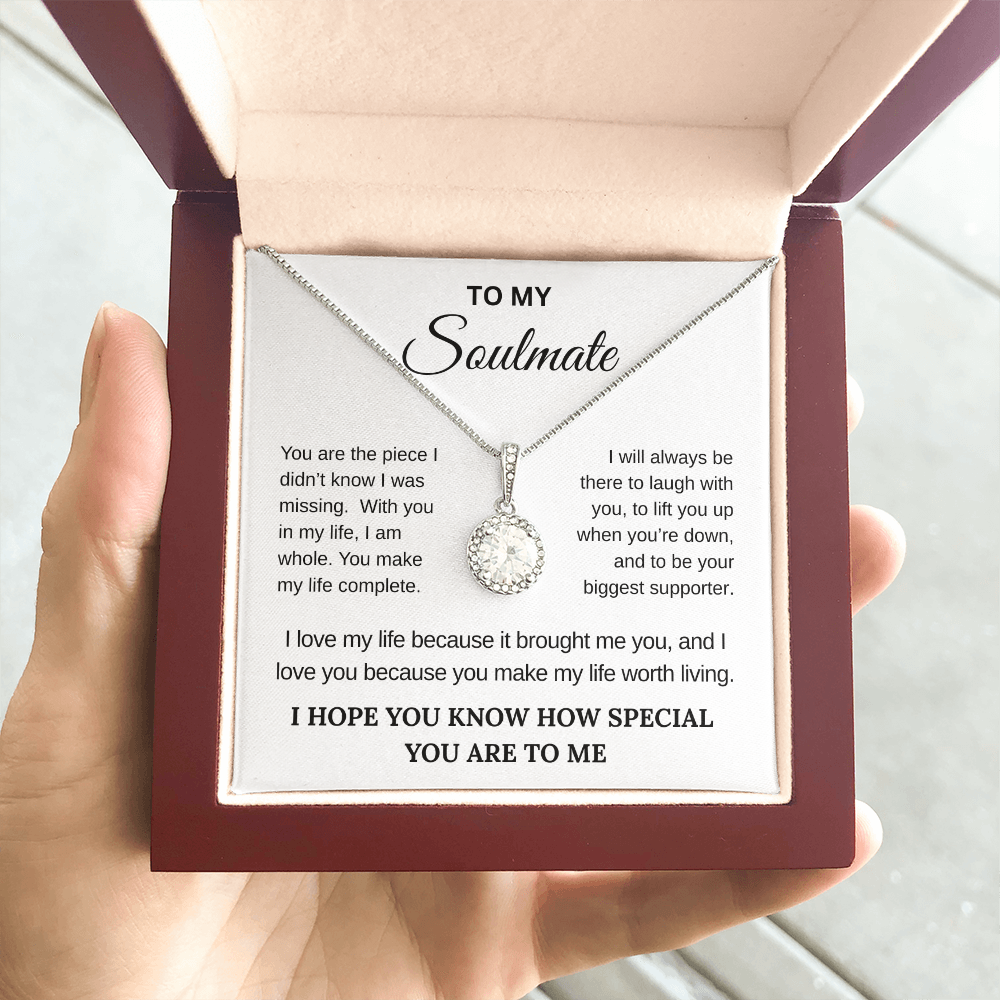 To My Soulmate: You Are My Everything Necklace