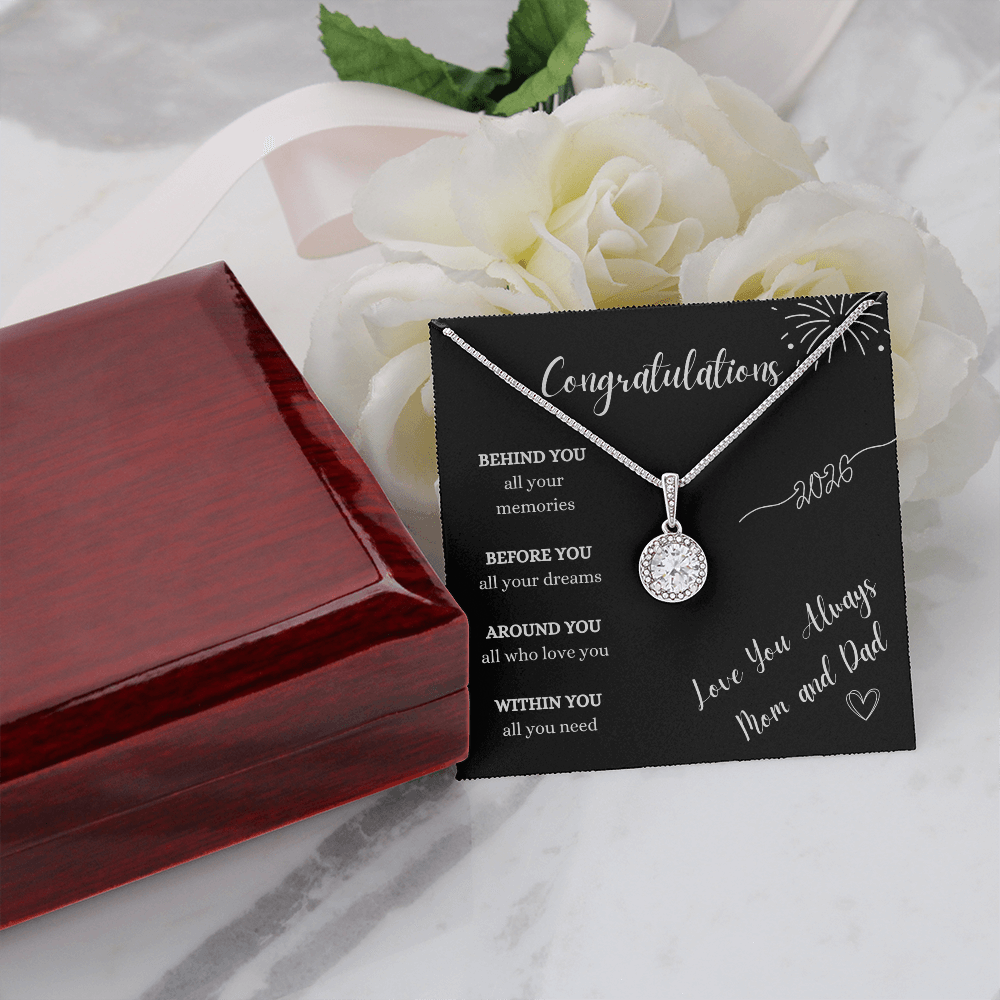 Graduation Gift Necklace From Mom and Dad