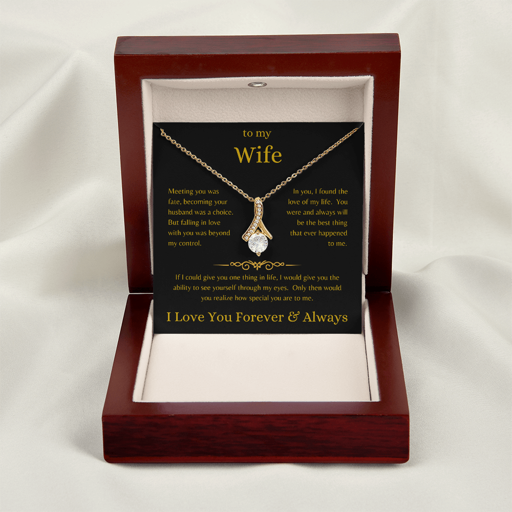 To My Wife Necklace