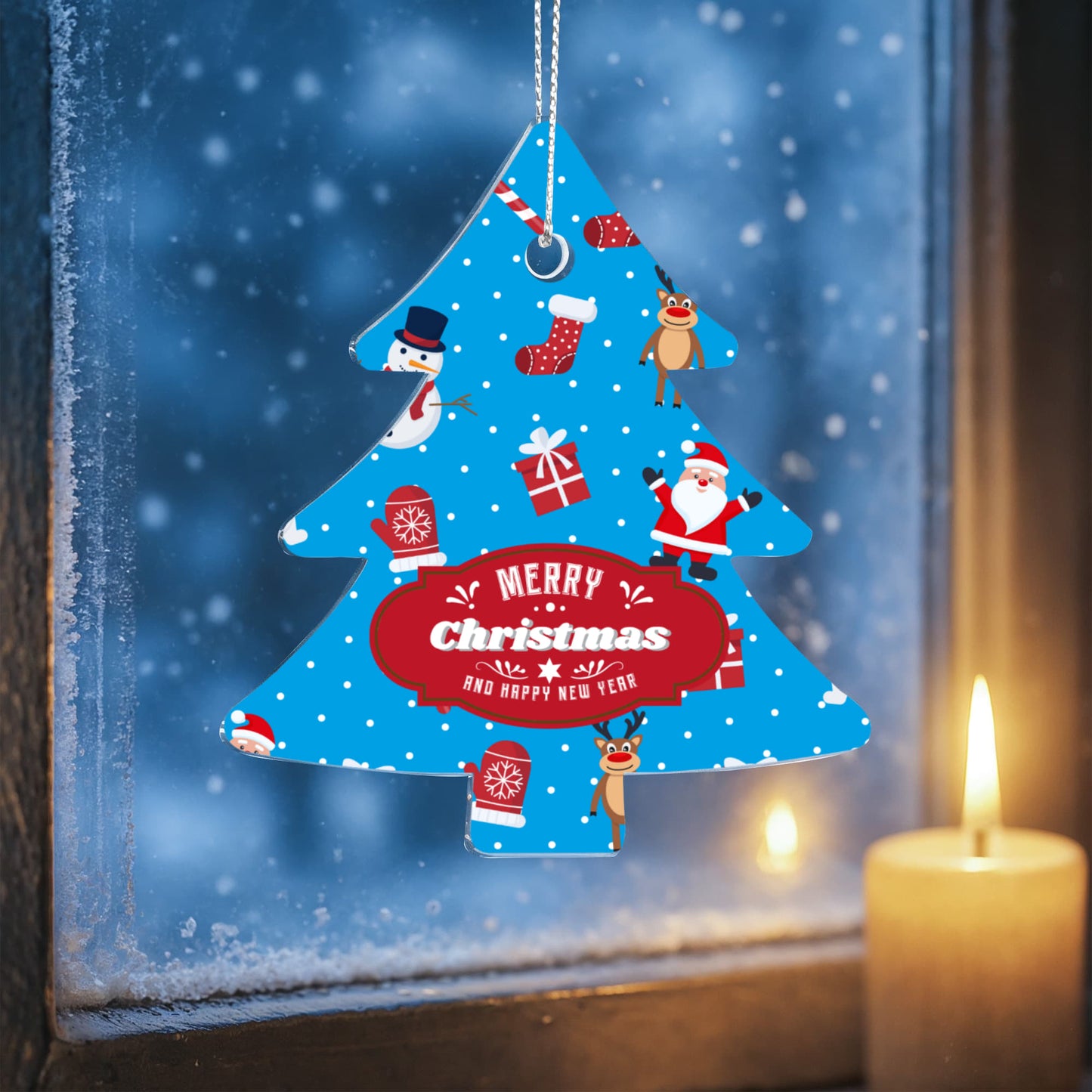 Merry Christmas And Happy New Year Ornament Keepsake