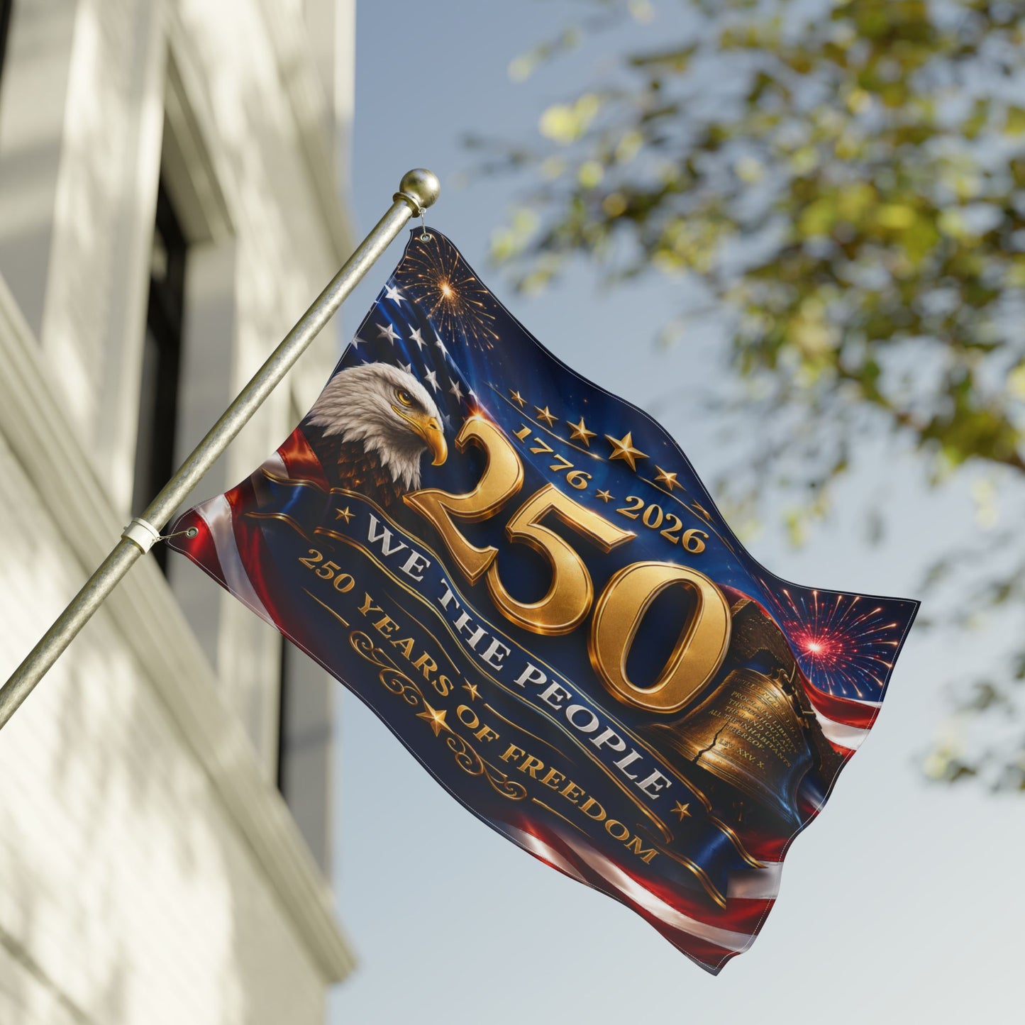 250th Anniversary Patriotic Flag  "We The People"
