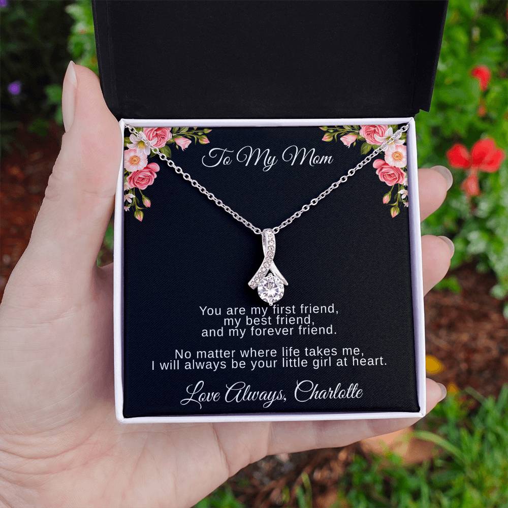 Mother’s Day Necklace Gift – Personalized Message Card for Mom