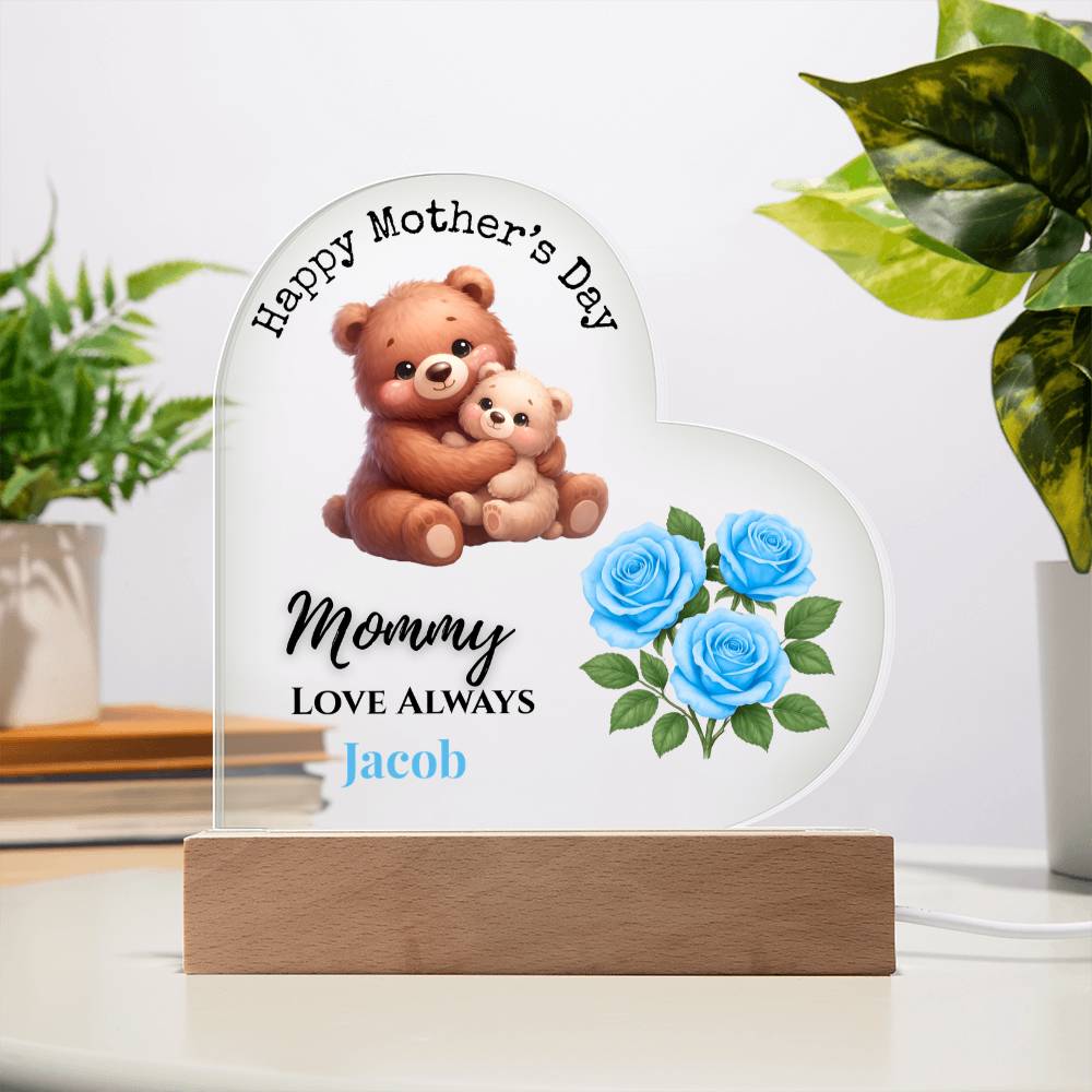 Personalized Mother’s Day Acrylic Heart Keepsake