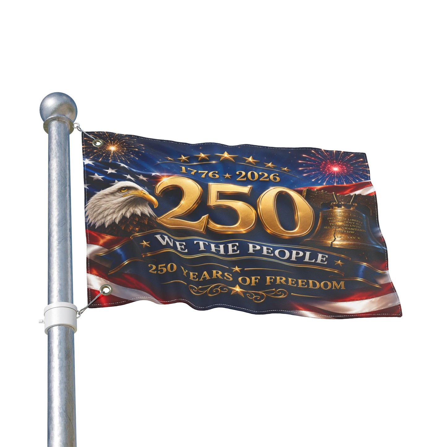 250th Anniversary Patriotic Flag  "We The People"