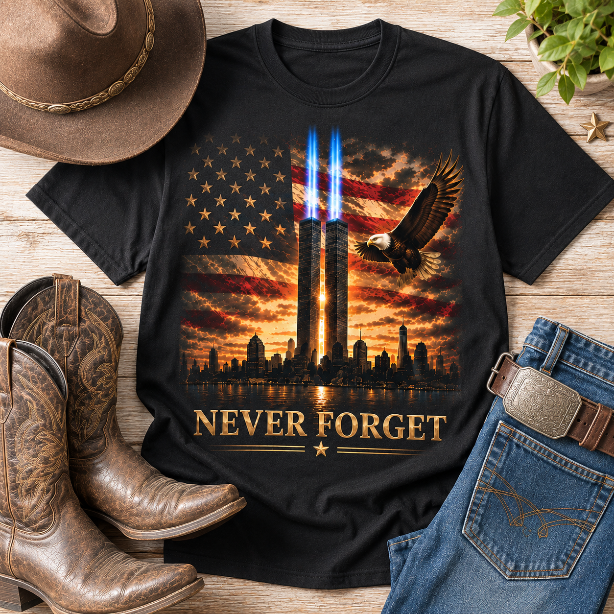Never Forget Tribute T-Shirt