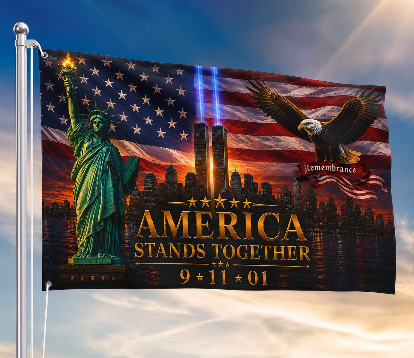 America Stands Together Flag