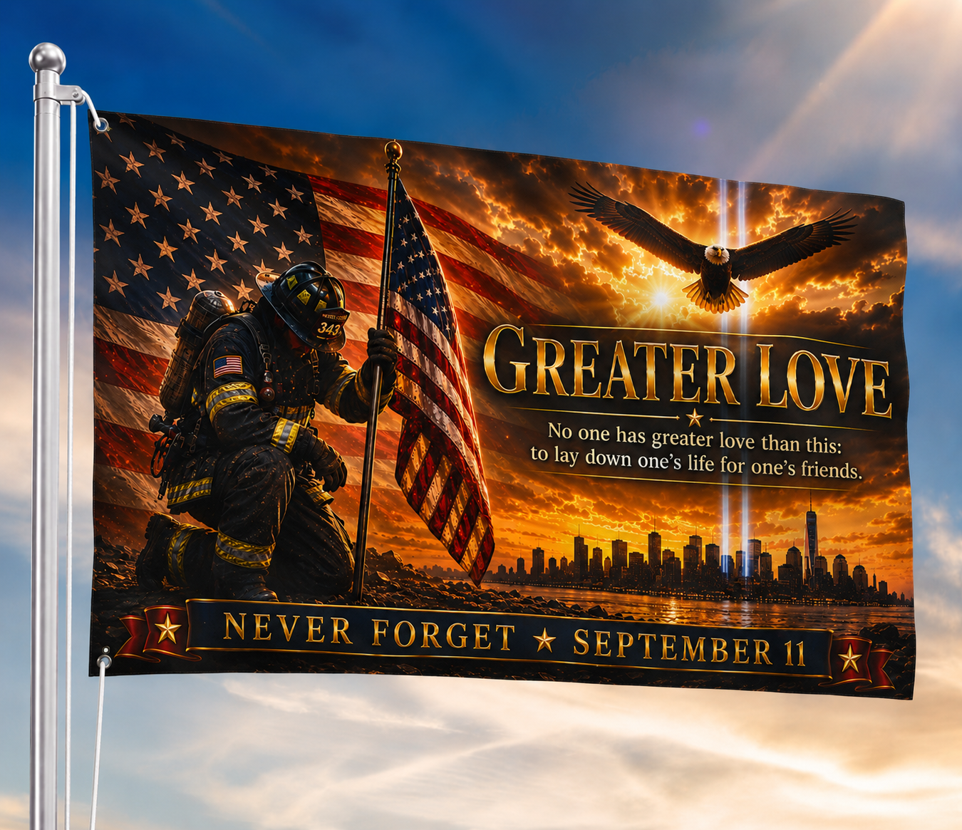 Greater Love Flag