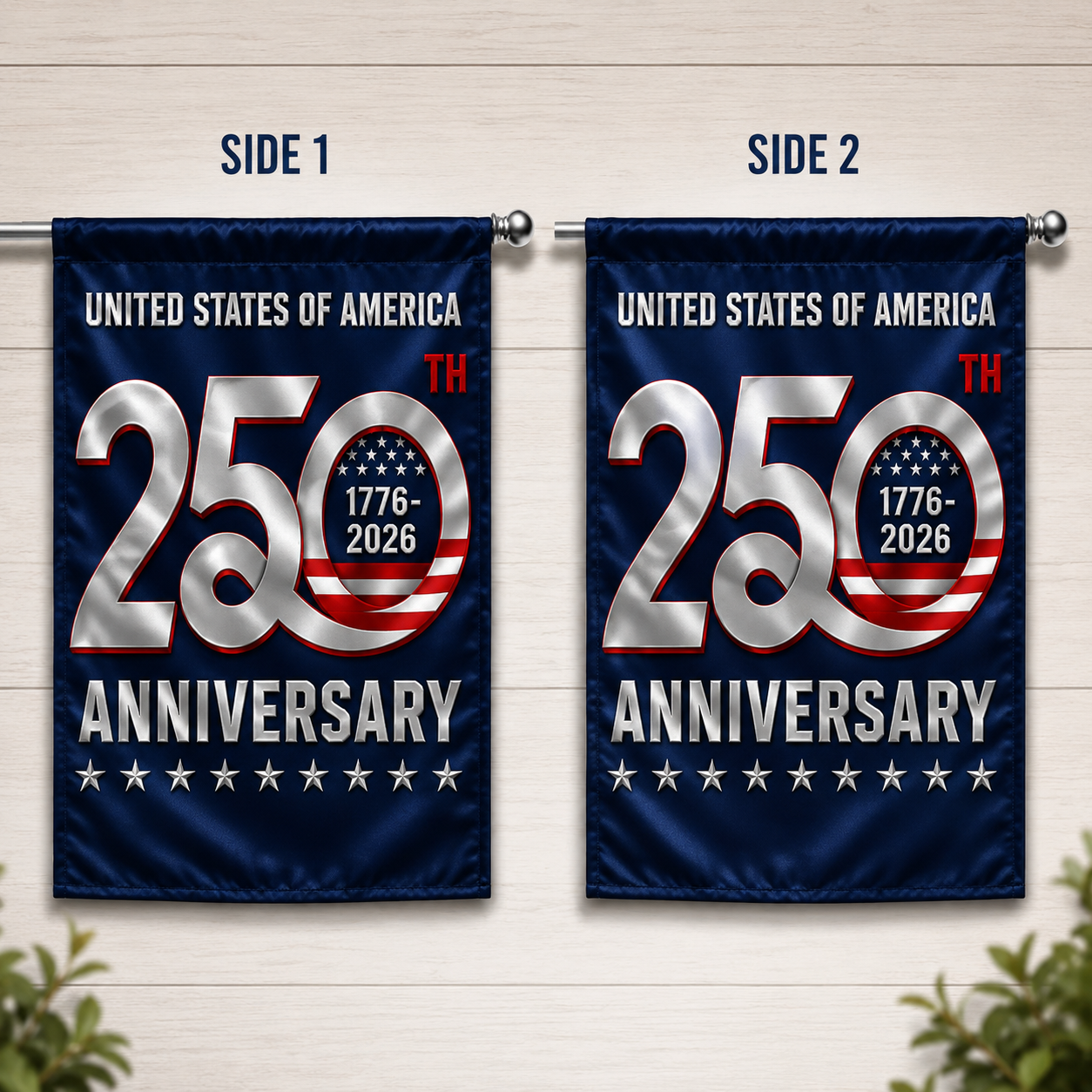 250th United States Anniversary Outdoor Flag — 1776–2026 Celebration Flag
