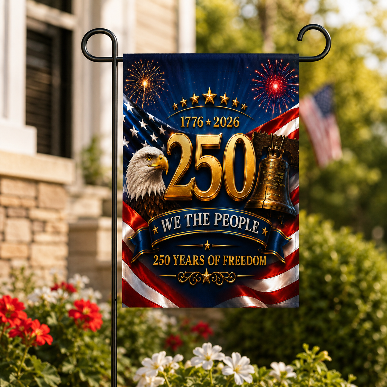 250th Anniversary Patriotic Flag  "We The People"