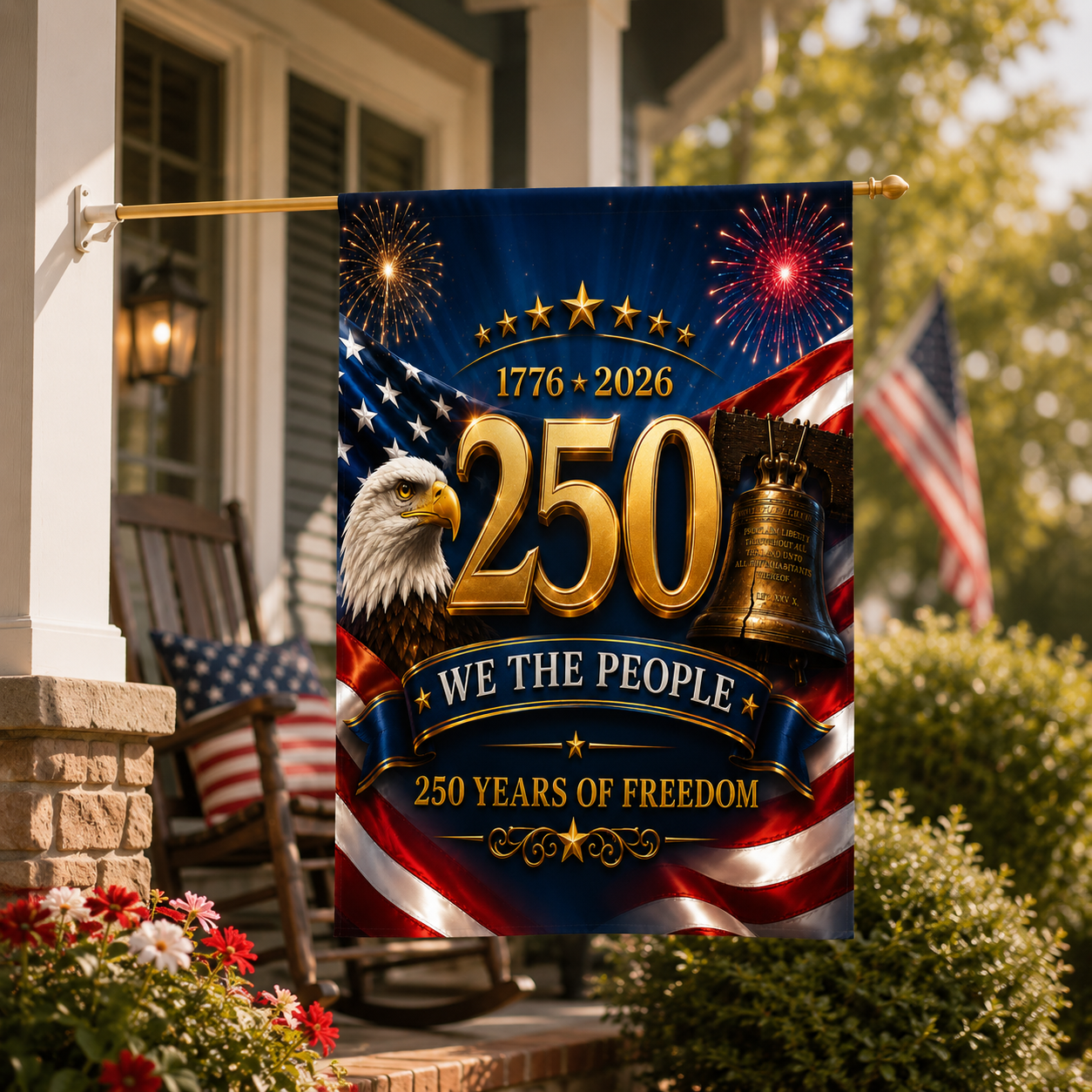 250th Anniversary Patriotic Flag  "We The People"