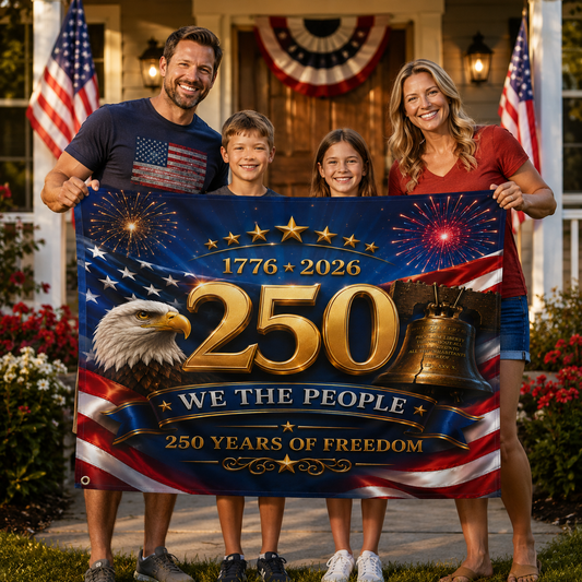 250th Anniversary Patriotic Flag  "We The People"
