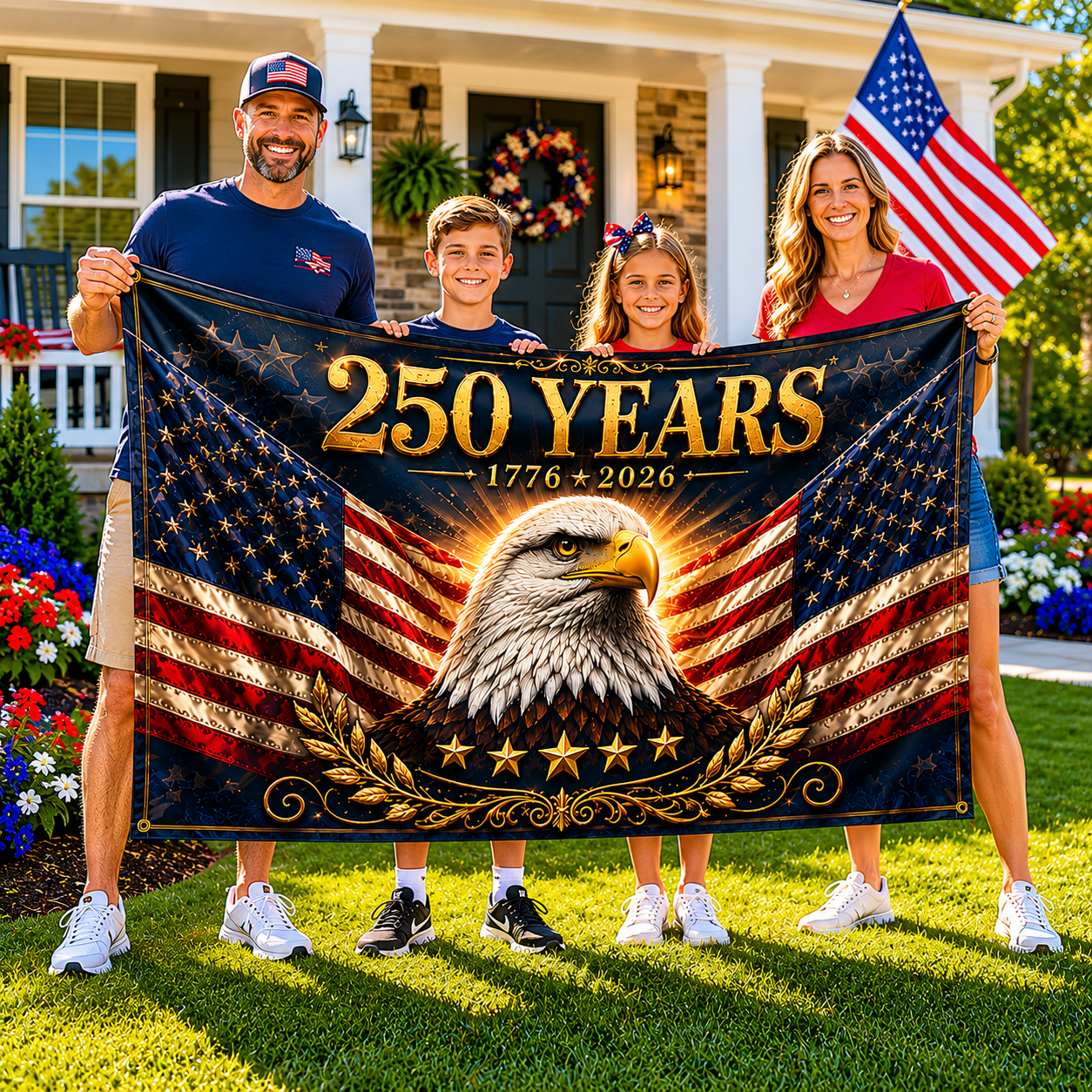 Proud American Legacy 250th Anniversary Double-Sided Flag