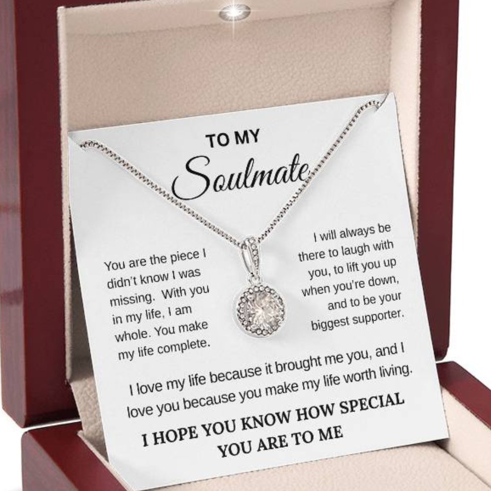 To My Soulmate: You Are My Everything Necklace