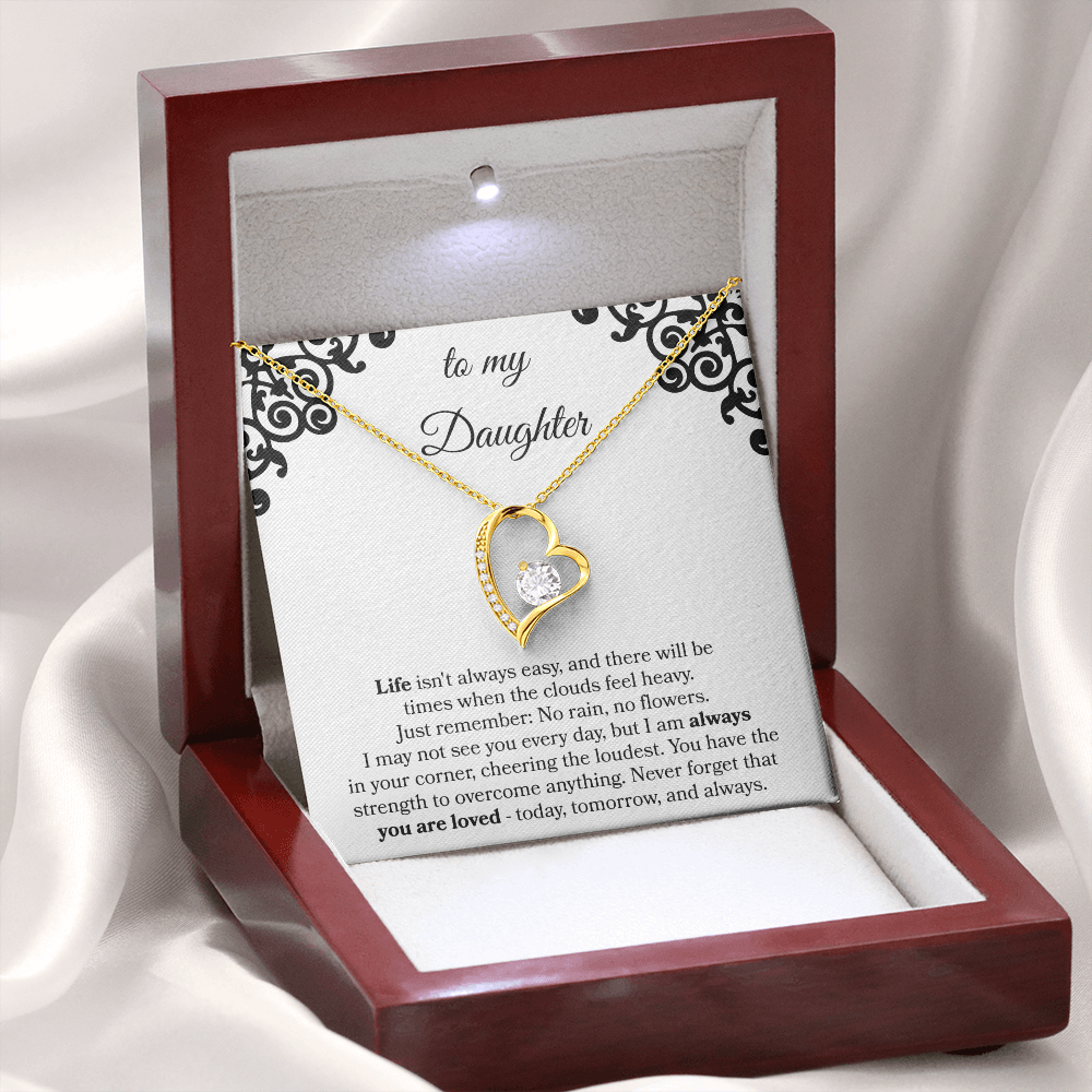 To My Daughter Necklace