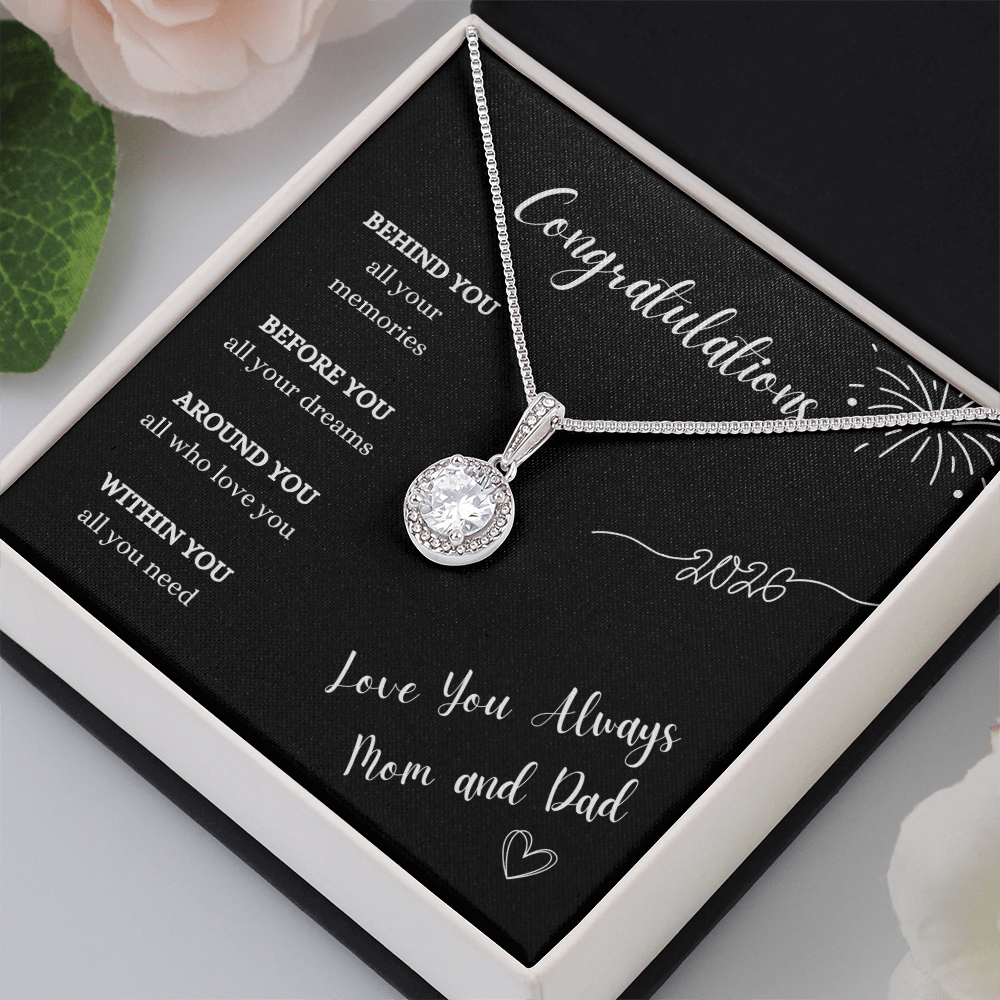 Graduation Gift Necklace From Mom and Dad