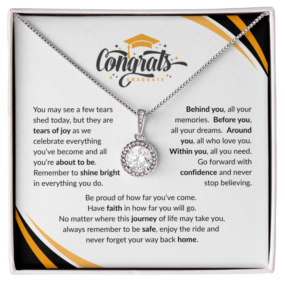 Graduation Gift Necklace Inspirational Message For Her Keepsake