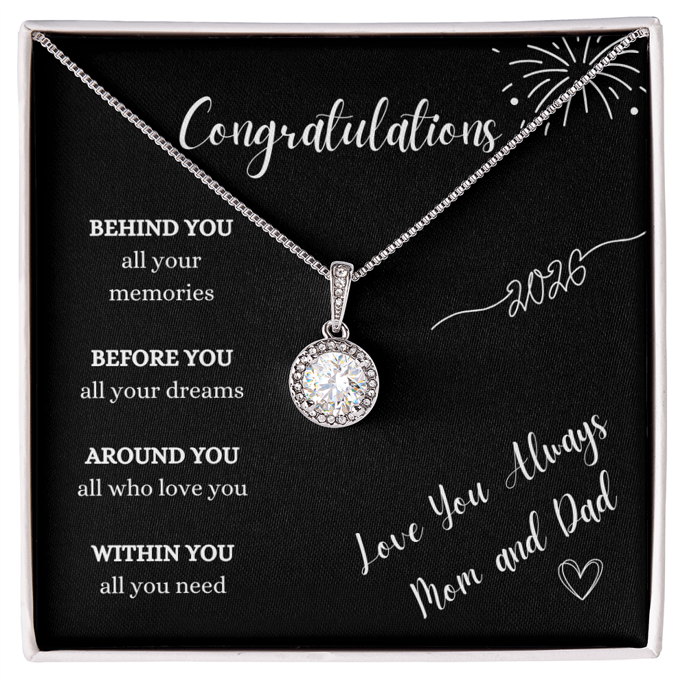 Graduation Gift Necklace From Mom and Dad
