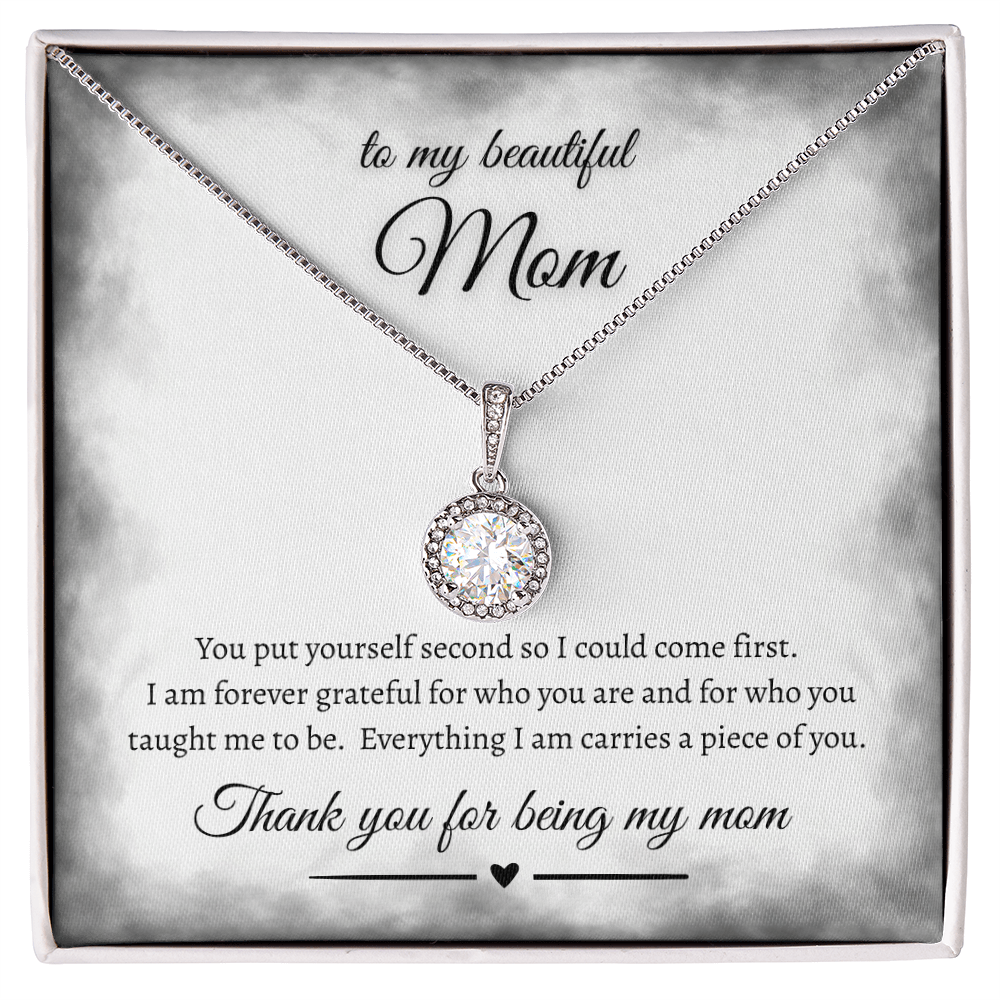 Emotional Mom Necklace Gift From Child With Love