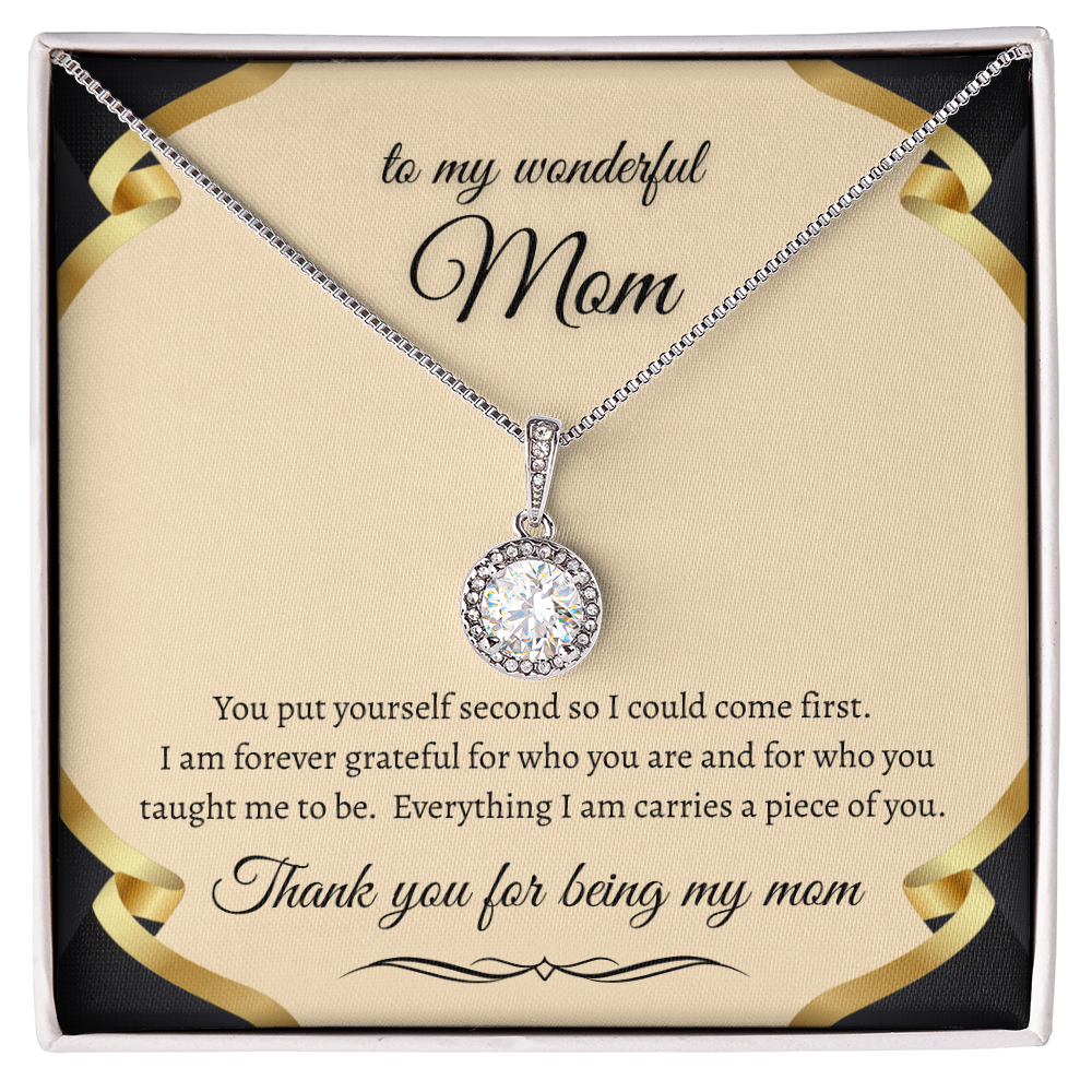 Timeless Mom Necklace Gift Symbol Of Love And Gratitude