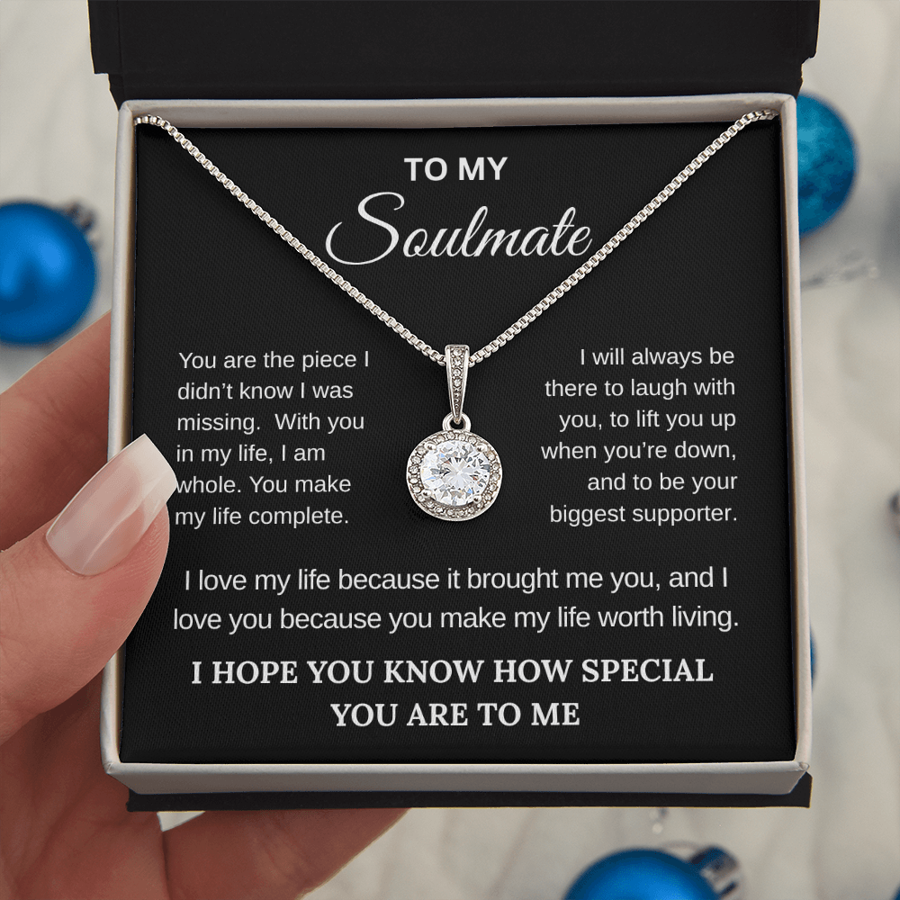 To My Soulmate: You Are My Everything Necklace