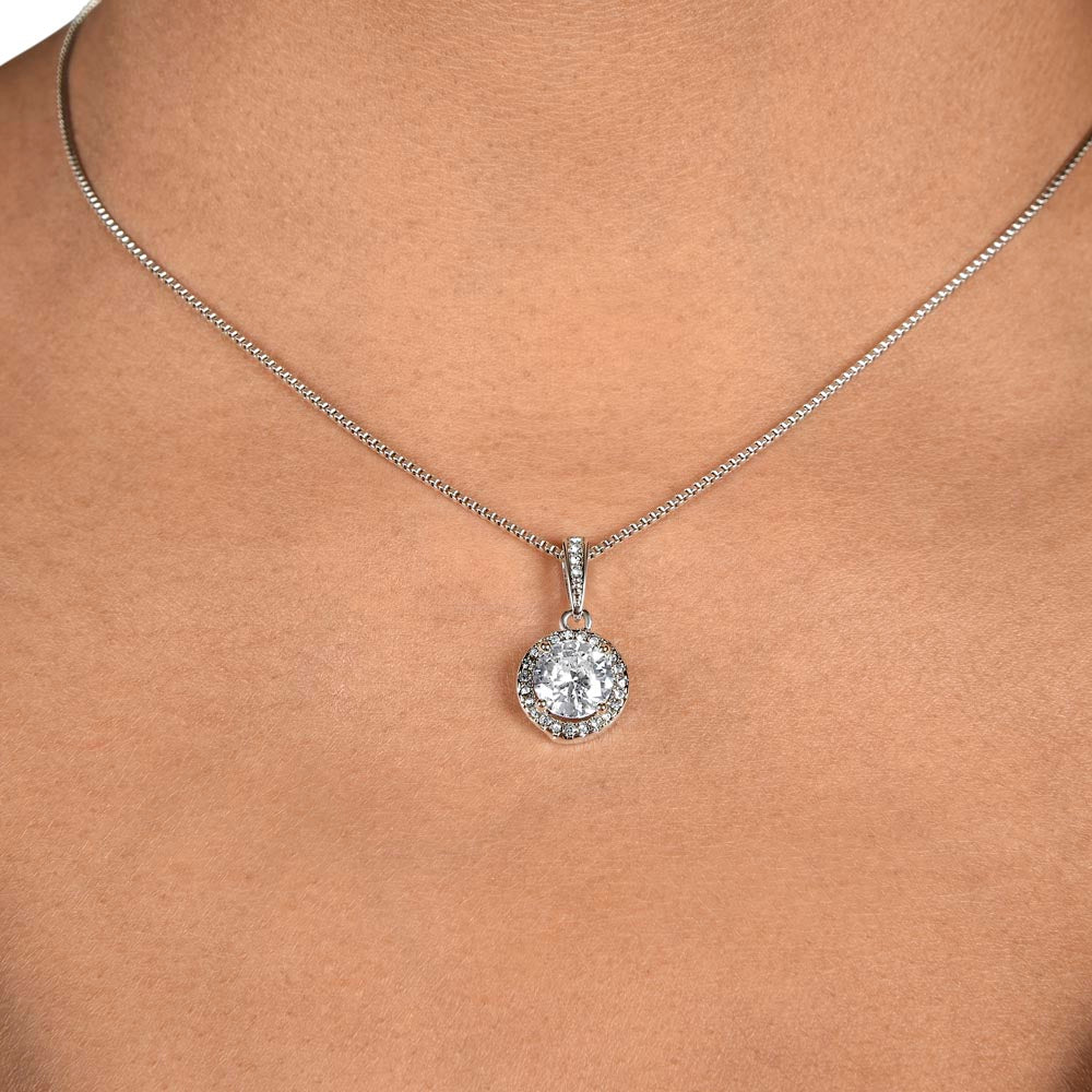 Heartfelt Gift For Mom Sparkling Eternal Hope Necklace