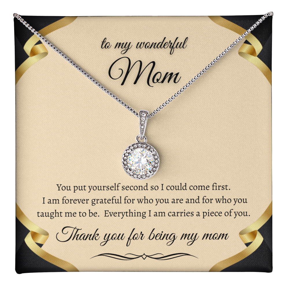 Timeless Mom Necklace Gift Symbol Of Love And Gratitude