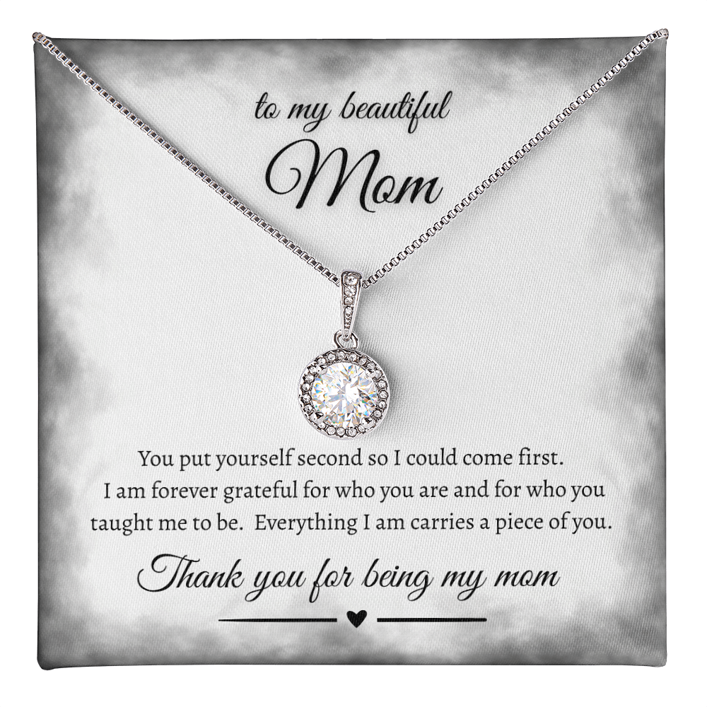 Emotional Mom Necklace Gift From Child With Love