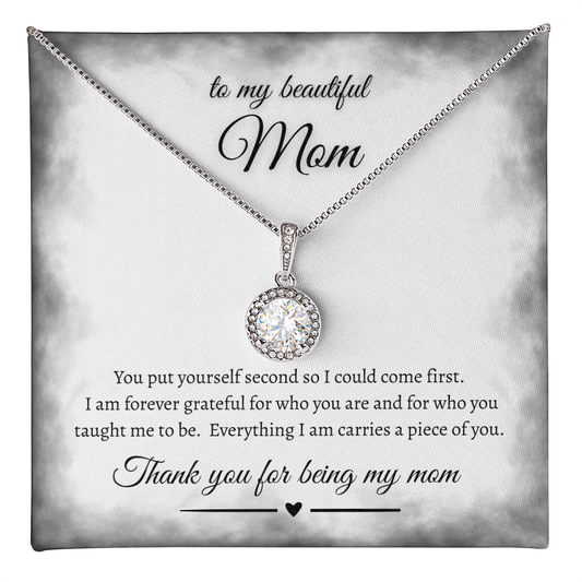 Emotional Mom Necklace Gift From Child With Love