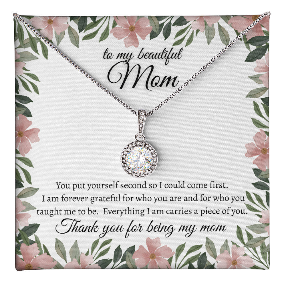 Forever Grateful Mom Necklace Meaningful Jewelry Gift Idea