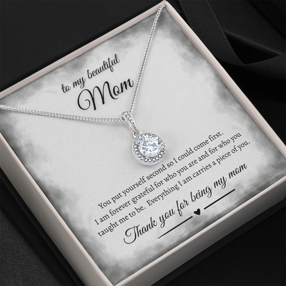 Emotional Mom Necklace Gift From Child With Love