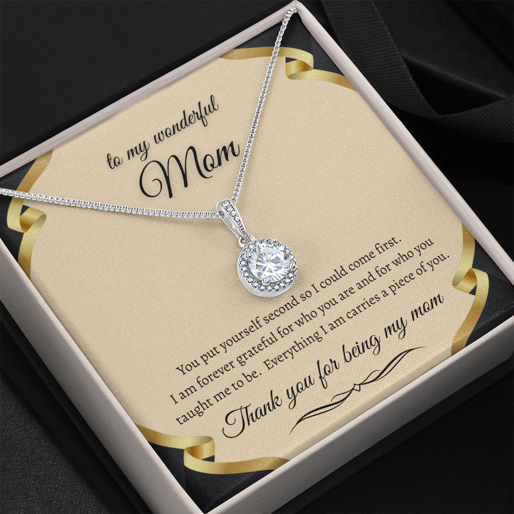 Timeless Mom Necklace Gift Symbol Of Love And Gratitude