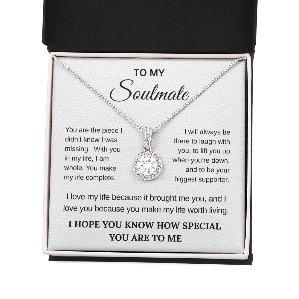 To My Soulmate: You Are My Everything Necklace
