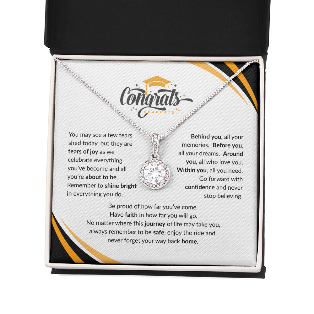 Graduation Gift Necklace Inspirational Message For Her Keepsake