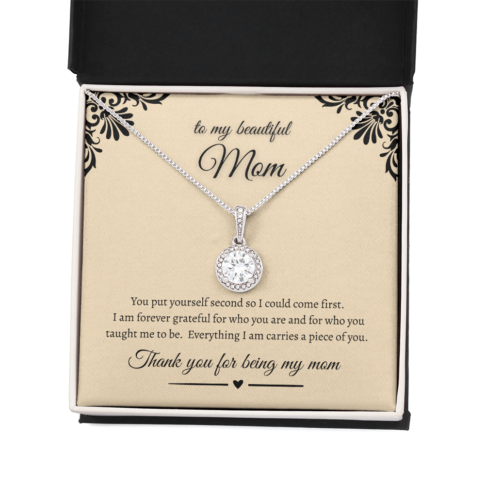 Heartfelt Gift For Mom Sparkling Eternal Hope Necklace