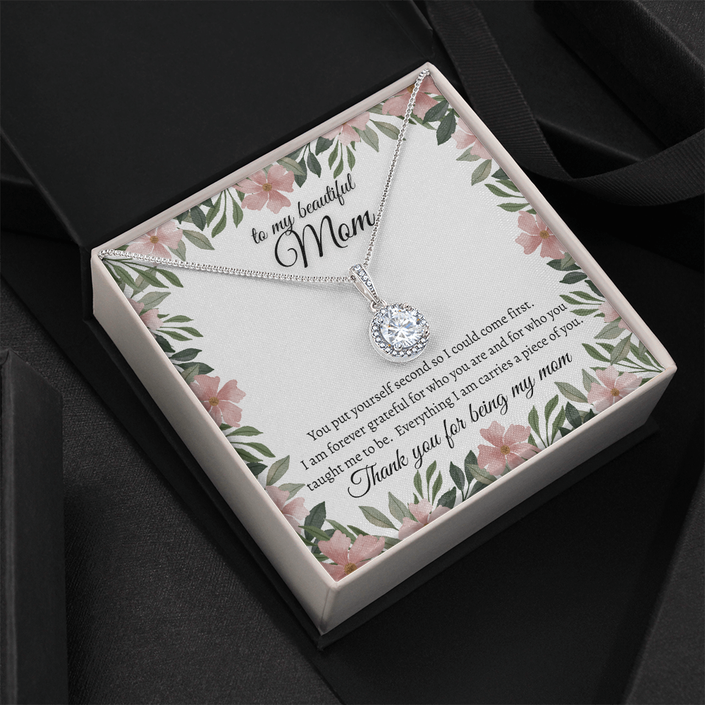 Forever Grateful Mom Necklace Meaningful Jewelry Gift Idea