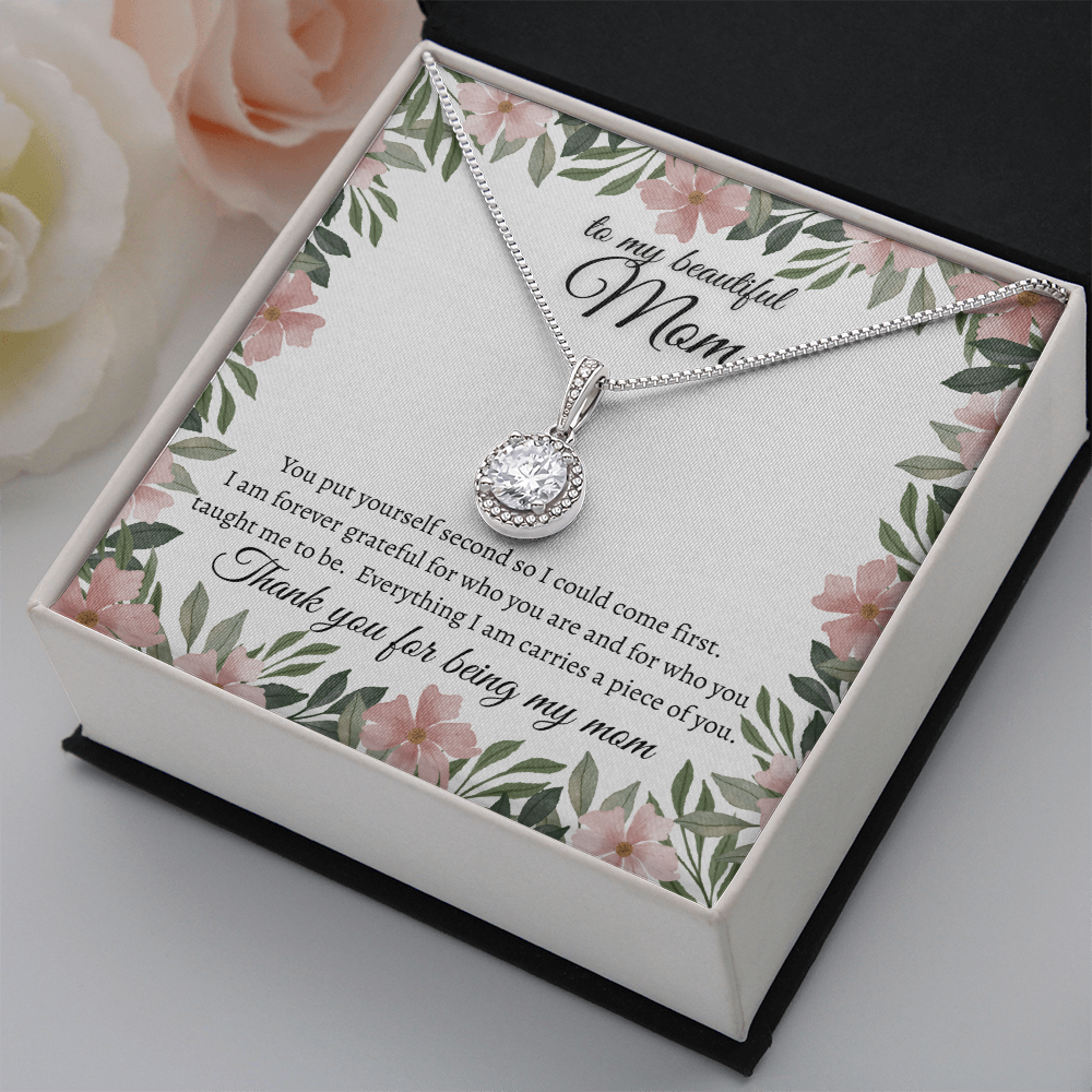 Forever Grateful Mom Necklace Meaningful Jewelry Gift Idea