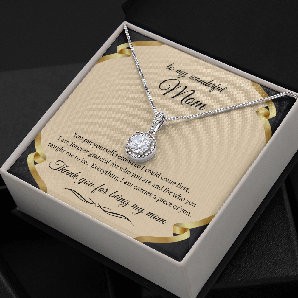 Timeless Mom Necklace Gift Symbol Of Love And Gratitude