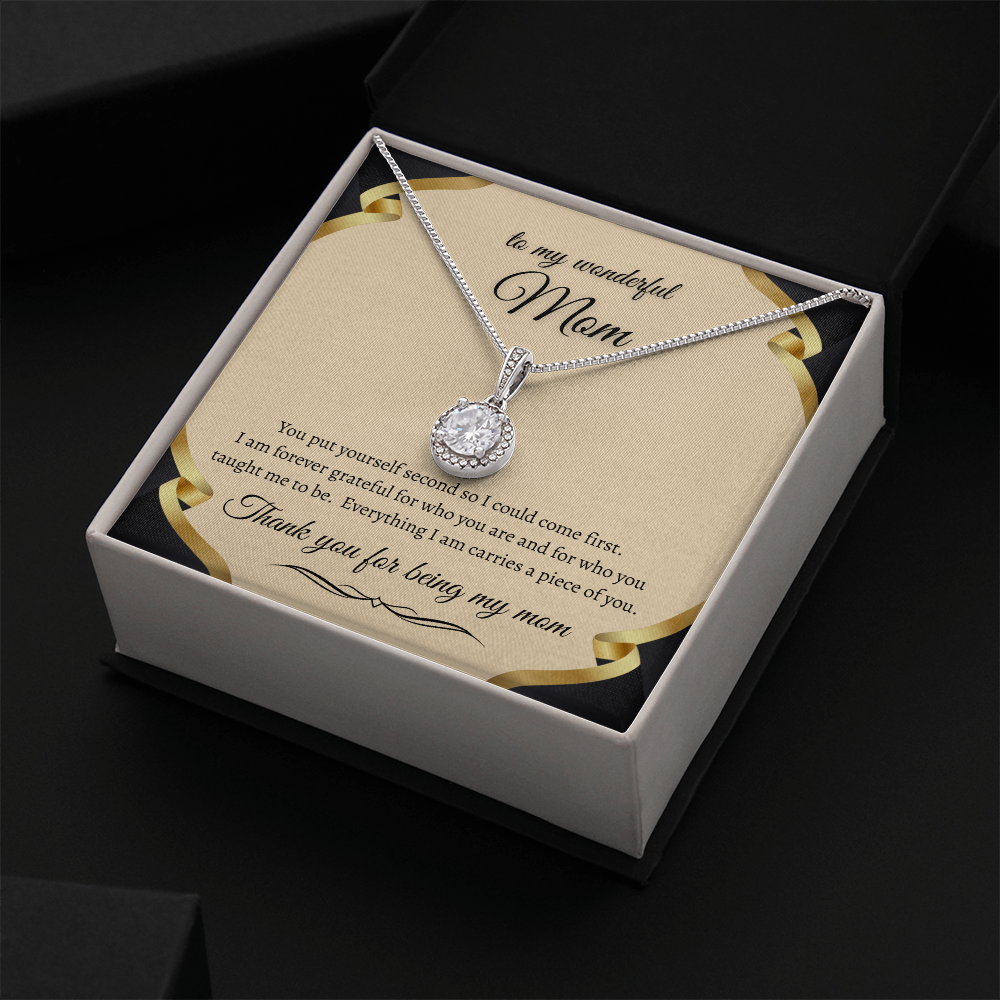 Timeless Mom Necklace Gift Symbol Of Love And Gratitude
