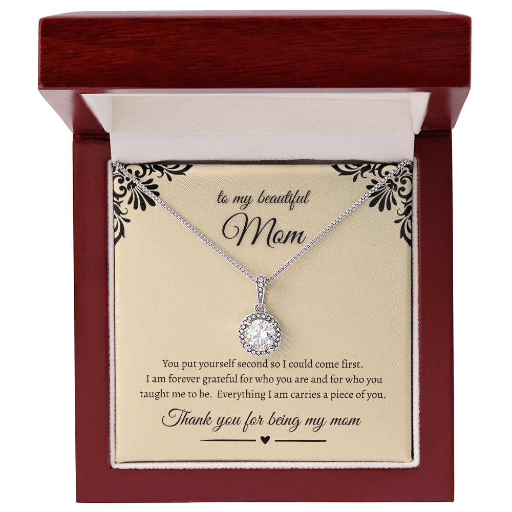 Heartfelt Gift For Mom Sparkling Eternal Hope Necklace