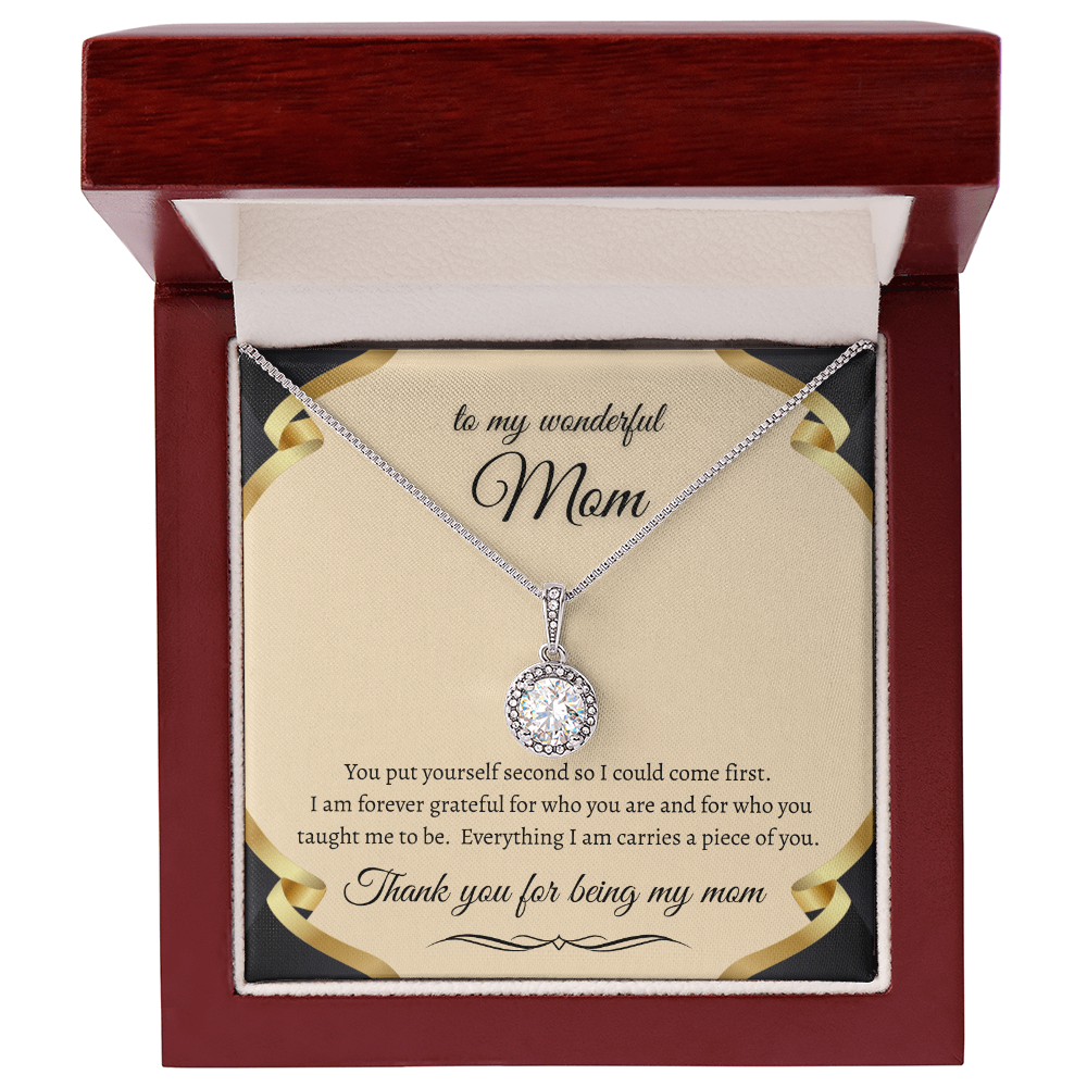 Timeless Mom Necklace Gift Symbol Of Love And Gratitude