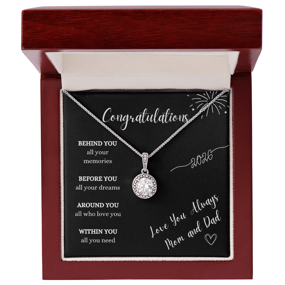 Graduation Gift Necklace From Mom and Dad