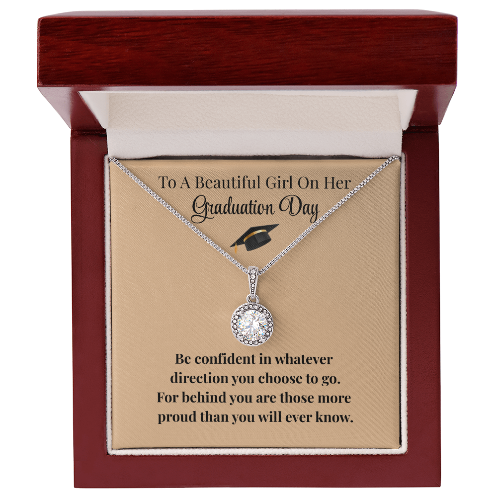 Beautiful Girl Graduation Necklace Gift Encouragement Love Keepsake