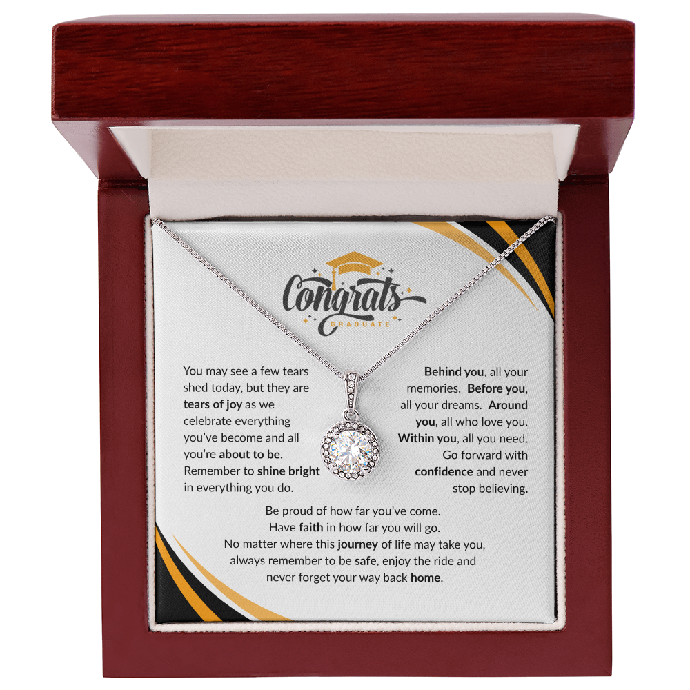 Graduation Gift Necklace Inspirational Message For Her Keepsake