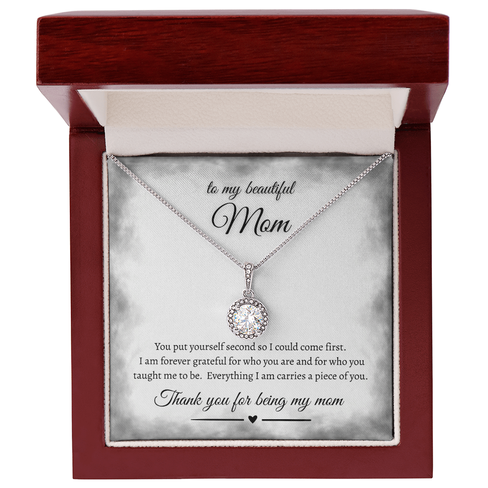 Emotional Mom Necklace Gift From Child With Love