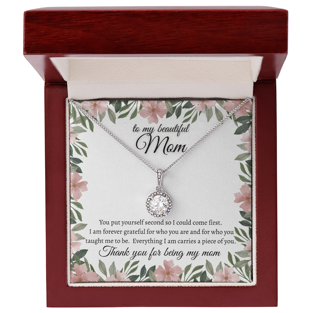 Forever Grateful Mom Necklace Meaningful Jewelry Gift Idea