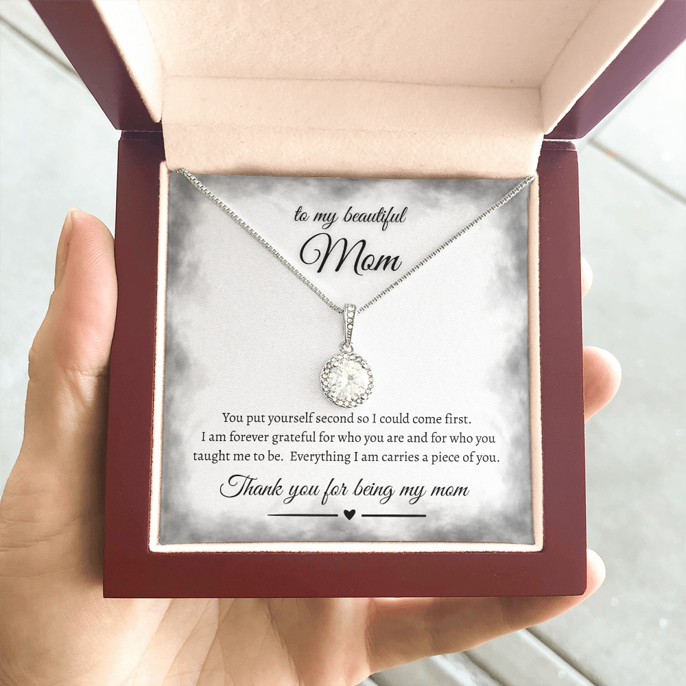 Emotional Mom Necklace Gift From Child With Love