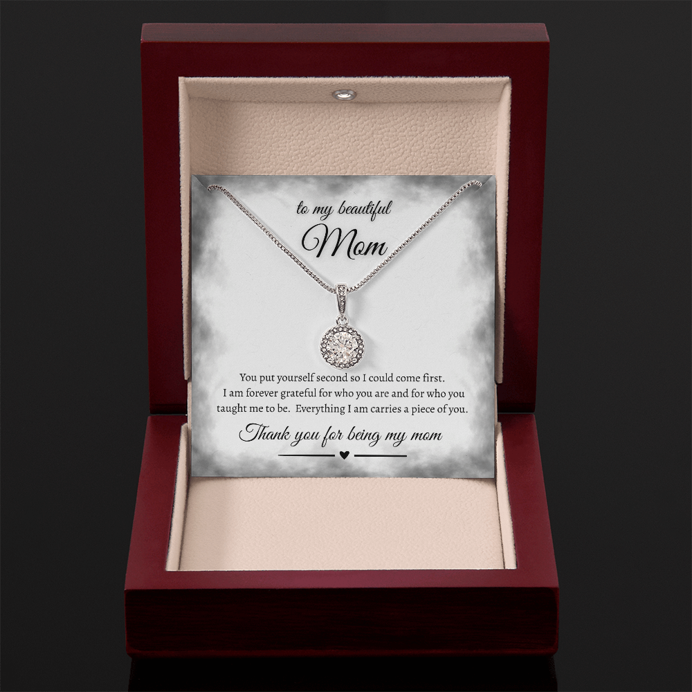 Emotional Mom Necklace Gift From Child With Love