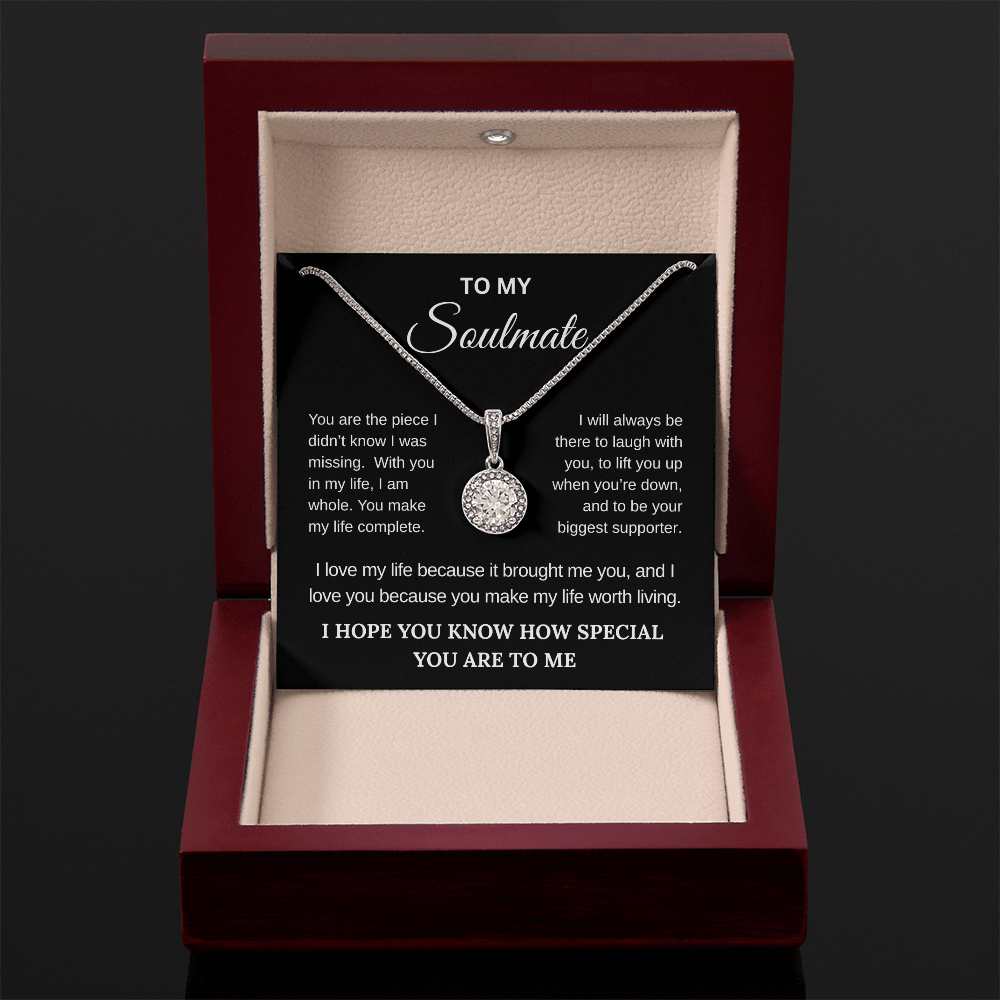 To My Soulmate: You Are My Everything Necklace