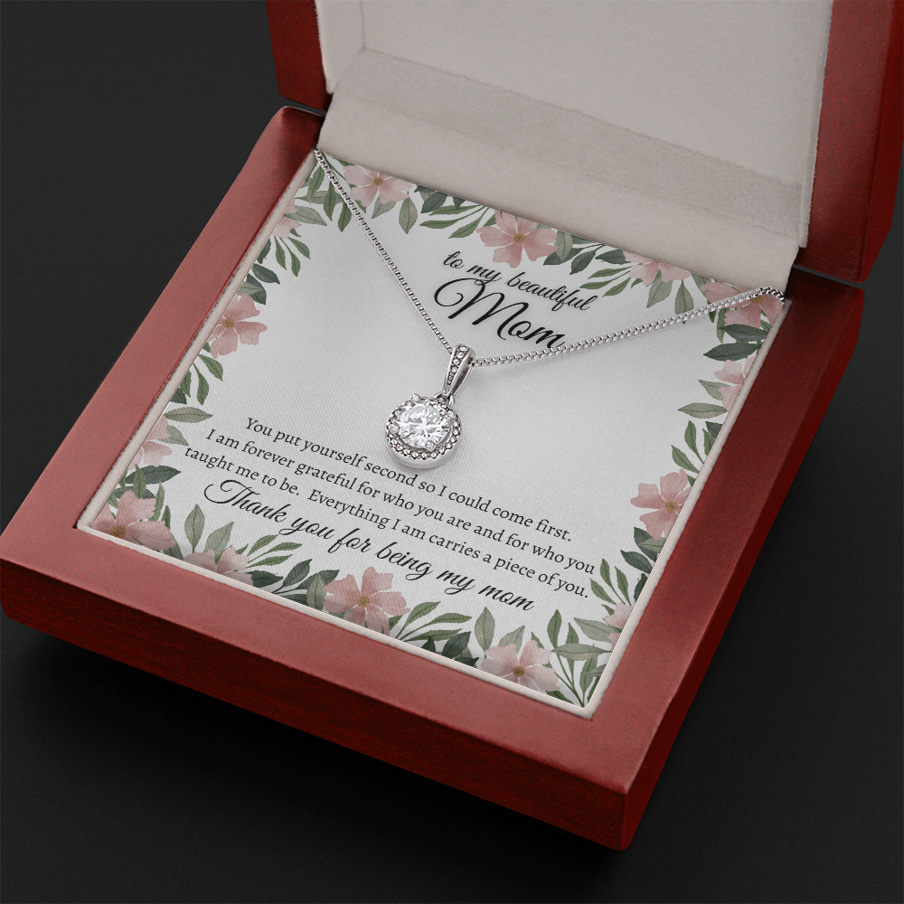 Forever Grateful Mom Necklace Meaningful Jewelry Gift Idea