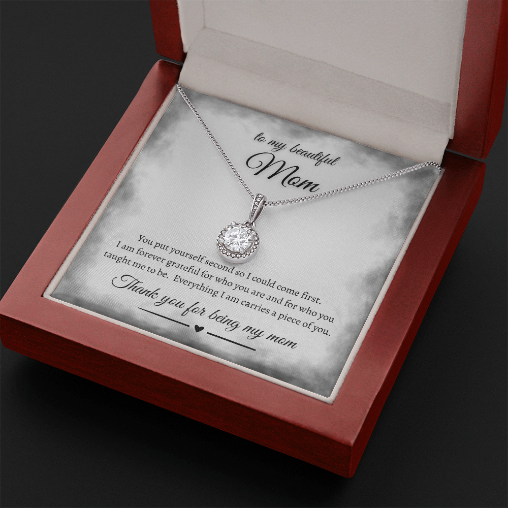 Emotional Mom Necklace Gift From Child With Love
